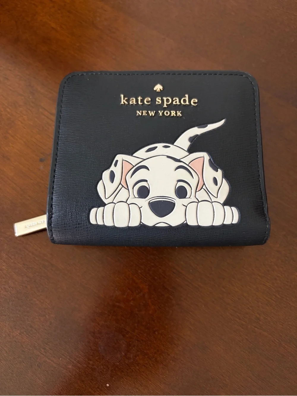 kate spade x Disney Limited Edition 101 Dalmatians Small Zip Bifold Wallet